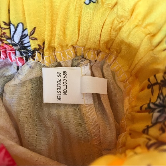 Kids Baby Girl Off The Shoulder Floral Set Outfit - Picture 7 of 7